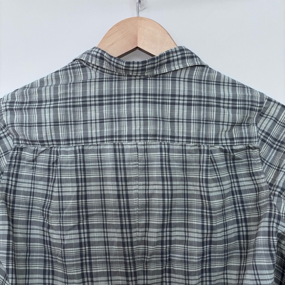 Frank & Eileen Barry Grey‎ Plaid Button Down 100% Cotton Shirt Size S - Picture 7 of 10